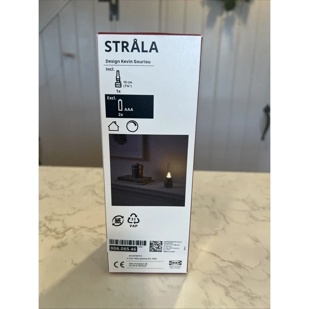 STRALA Battery Small Lamp, Design Kevin Gouriou Luminaire, NIB